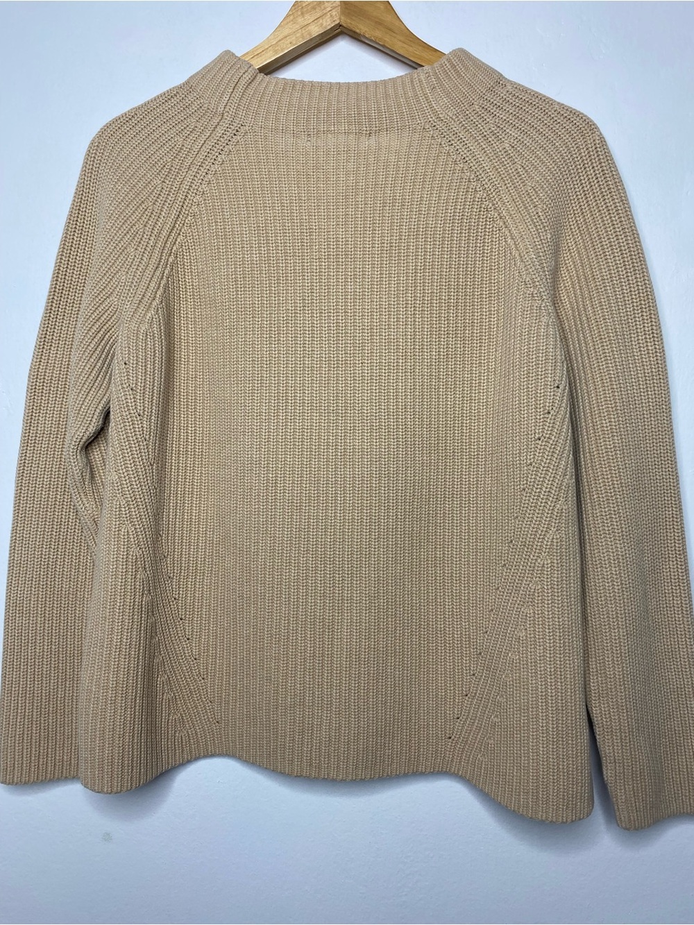 Lands’ end Chunky knit Mock neck Sweater Size L Minimalist clean Beauty